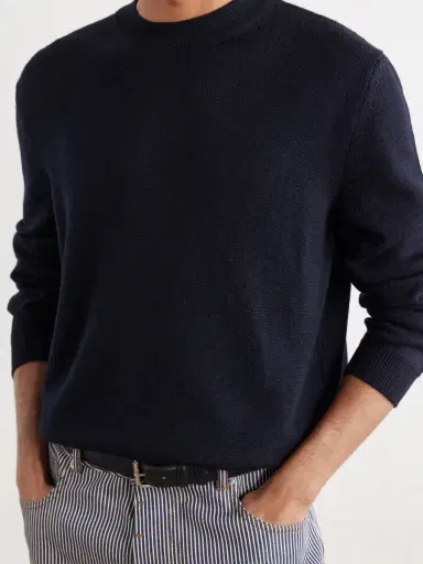 De Bonne Facture Merino Wool Sweater - Men | Thumbnail 5