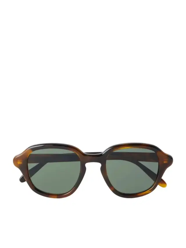 Loewe Slim Havana Round-Frame Acetate Sunglasses - Men
