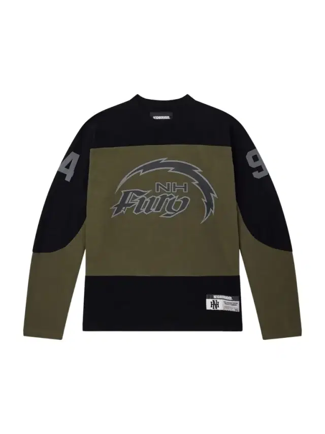 Neighborhood Hockey Logo-Appliqué Paneled Cotton-Jersey T-Shirt - Men