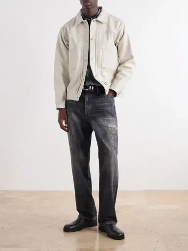 Neighborhood Savage Straight-Leg Distressed Embroidered Jeans - Men | Thumbnail 2