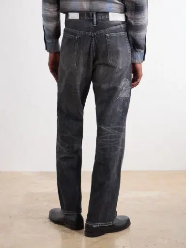Neighborhood Savage Straight-Leg Distressed Embroidered Jeans - Men | Thumbnail 4