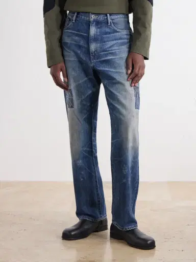 Neighborhood Savage Straight-Leg Distressed Embroidered Jeans - Men | Thumbnail 3