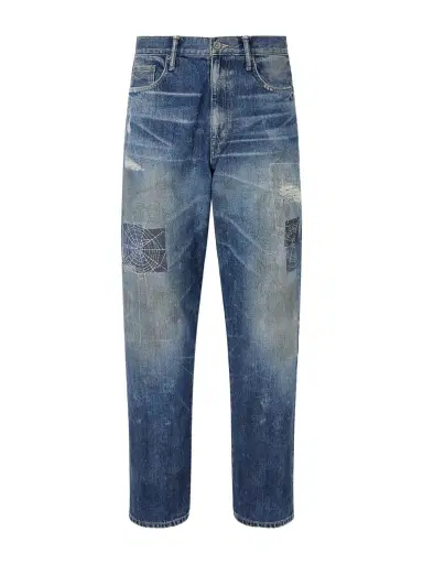 Neighborhood Savage Straight-Leg Distressed Embroidered Jeans - Men | Thumbnail 1