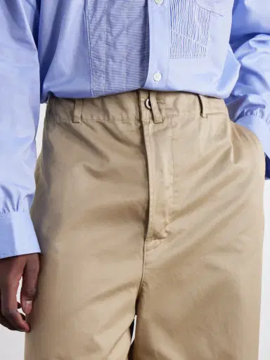 Junya Watanabe Straight-Leg Garment-Dyed Cotton-Gabardine Trousers - Men | Thumbnail 5