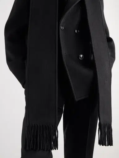 TOTEME Scarf-Detailed Wool Peacot - Men | Thumbnail 6