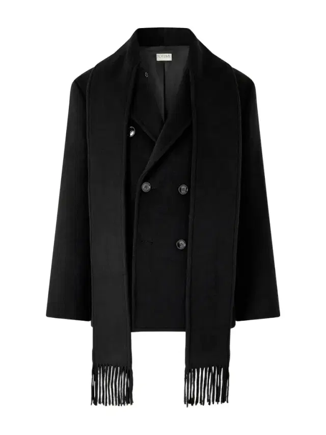 TOTEME Scarf-Detailed Wool Peacot - Men
