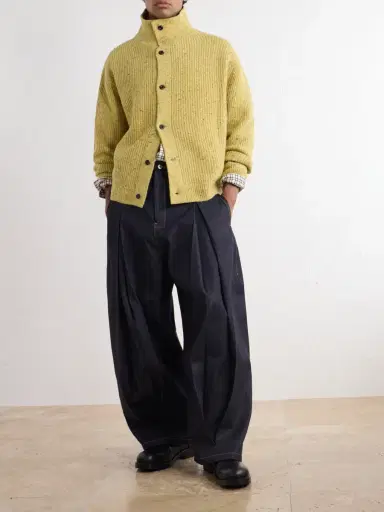 SAGE NATION Barrel-Leg Pleated Jeans - Men | Thumbnail 2 SAGE NATION Barrel-Leg Pleated Jeans - Men | Thumbnail 2