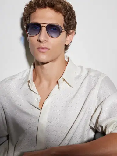 Jacques Marie Mage Cendrars Aviator-Style Titanium Sunglasses - Men | Thumbnail 5 Jacques Marie Mage Cendrars Aviator-Style Titanium Sunglasses - Men | Thumbnail 5