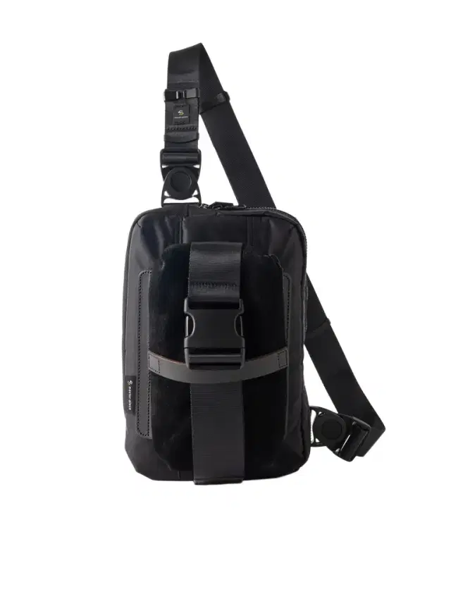 Master-Piece Sling Suede and Leather-Trimmed Nylon-Twill Messenger Bag - Men