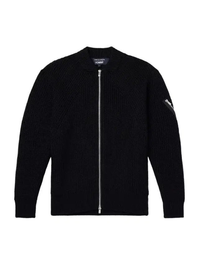 COMME des GARCONS HOMME Wool Zip-Up Cardigan - Men