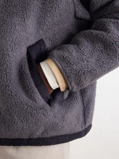 Barbour Transporter Corduroy-Trimmed Fleece Jacket - Men | Thumbnail 5 Barbour Transporter Corduroy-Trimmed Fleece Jacket - Men | Thumbnail 5