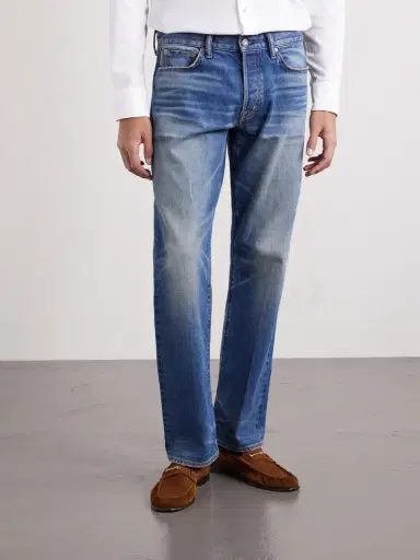 Tom Ford Straight-Leg Selvedge Jeans - Men | Thumbnail 3