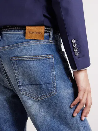 Tom Ford Straight-Leg Selvedge Jeans - Men | Thumbnail 5