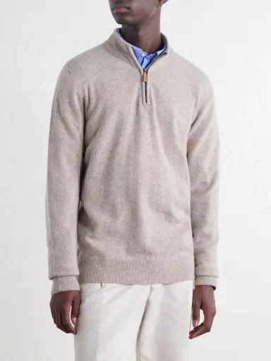 William Lockie Wool Half-Zip Sweater - Men | Thumbnail 3 William Lockie Wool Half-Zip Sweater - Men | Thumbnail 3