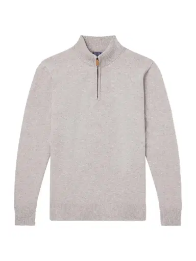 William Lockie Wool Half-Zip Sweater - Men | Thumbnail 1 William Lockie Wool Half-Zip Sweater - Men | Thumbnail 1