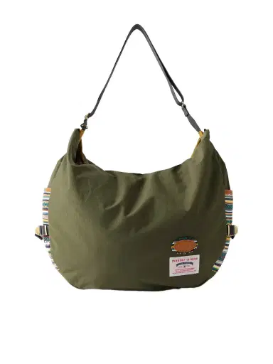 Master-Piece Chup Leather-Trimmed Cotton Shoulder Bag - Men | Thumbnail 1