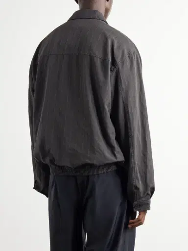 COMME des GARCONS HOMME Crinkled Striped Herringbone Jacket - Men | Thumbnail 4 COMME des GARCONS HOMME Crinkled Striped Herringbone Jacket - Men | Thumbnail 4