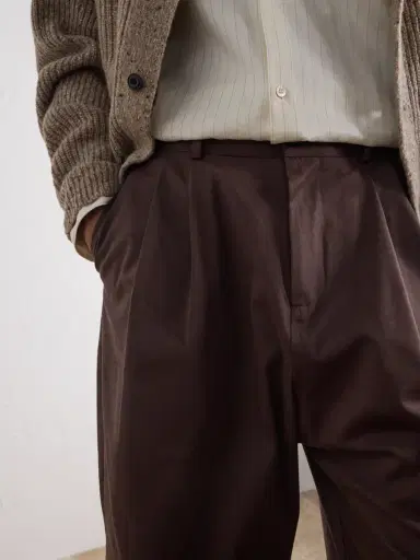 SAGE NATION Zushi Barrel-Leg Pleated Cotton-Blend Trousers - Men | Thumbnail 5 SAGE NATION Zushi Barrel-Leg Pleated Cotton-Blend Trousers - Men | Thumbnail 5