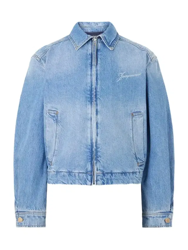 Jacquemus Logo-Print Denim Jacket - Men