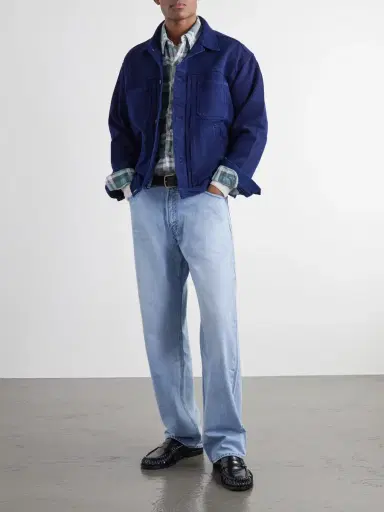 Blue Blue Japan Sashiko-Cotton Jacket - Men | Thumbnail 2 Blue Blue Japan Sashiko-Cotton Jacket - Men | Thumbnail 2