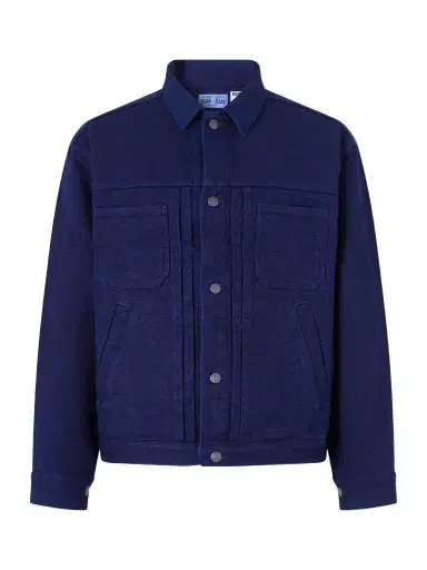 Blue Blue Japan Sashiko-Cotton Jacket - Men | Thumbnail 1 Blue Blue Japan Sashiko-Cotton Jacket - Men | Thumbnail 1