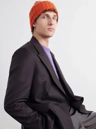 Thom Sweeney Ribbed Cashmere Beanie - Men | Thumbnail 2