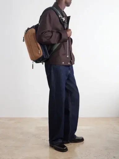 Master-Piece Grave Suede and Shell Messenger-Bag - Men | Thumbnail 2