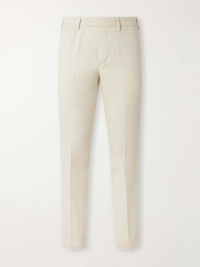 Thom Sweeney Straight-Leg Cotton-Twill Trousers - Men