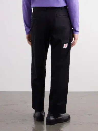 Human Made Tapered Pleated Cotton-Canvas Trousers - Men | Thumbnail 4