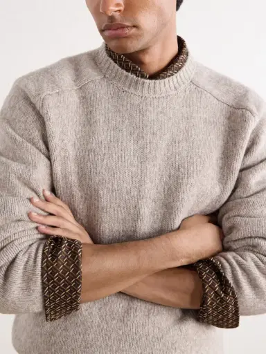 Thom Sweeney Wool-Blend Sweater - Men | Thumbnail 5 Thom Sweeney Wool-Blend Sweater - Men | Thumbnail 5