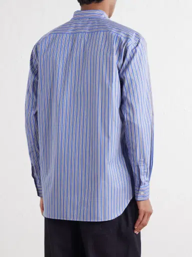 Comme des Garçons SHIRT Striped Cotton-Poplin Shirt - Men | Thumbnail 4 Comme des Garçons SHIRT Striped Cotton-Poplin Shirt - Men | Thumbnail 4
