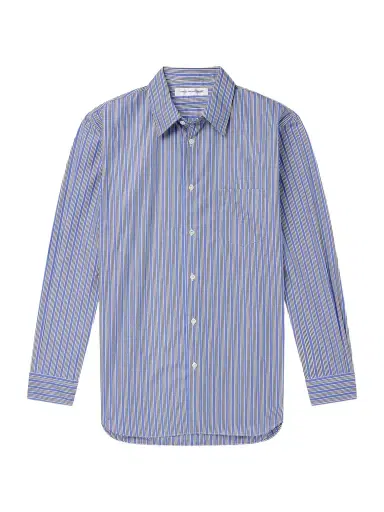 Comme des Garçons SHIRT Striped Cotton-Poplin Shirt - Men | Thumbnail 1 Comme des Garçons SHIRT Striped Cotton-Poplin Shirt - Men | Thumbnail 1