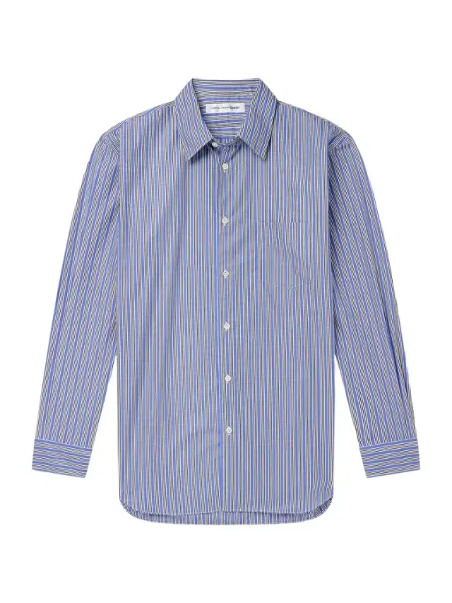 Comme des Garçons SHIRT Striped Cotton-Poplin Shirt - Men