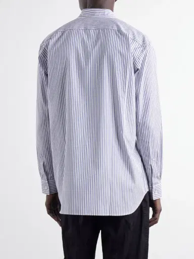 Comme des Garçons SHIRT Striped Cotton-Poplin Shirt - Men | Thumbnail 4 Comme des Garçons SHIRT Striped Cotton-Poplin Shirt - Men | Thumbnail 4