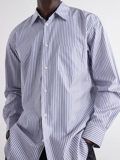 Comme des Garçons SHIRT Striped Cotton-Poplin Shirt - Men | Thumbnail 5 Comme des Garçons SHIRT Striped Cotton-Poplin Shirt - Men | Thumbnail 5