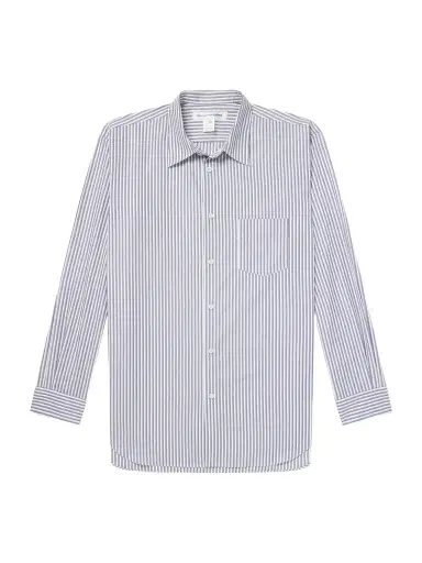 Comme des Garçons SHIRT Striped Cotton-Poplin Shirt - Men | Thumbnail 1 Comme des Garçons SHIRT Striped Cotton-Poplin Shirt - Men | Thumbnail 1