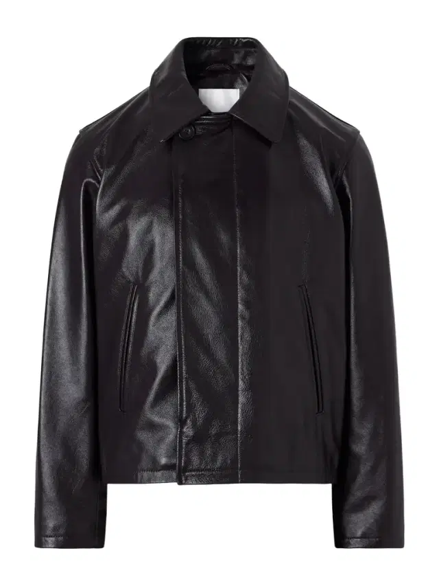 SAGE NATION Glossed-Leather Jacket - Men