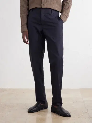 Orlebar Brown Ray Straight-Leg Cotton-Blend Trousers - Men | Thumbnail 3