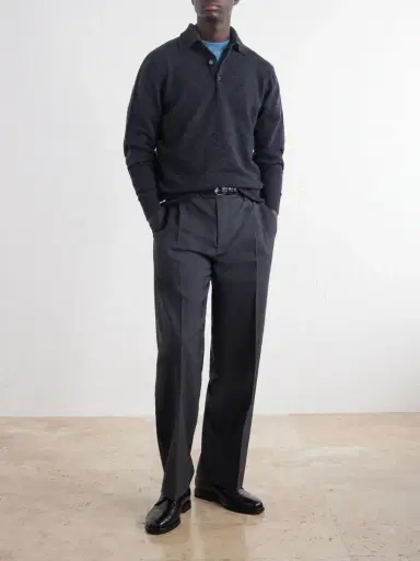 William Lockie Wool Polo Sweater - Men | Thumbnail 2