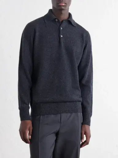 William Lockie Wool Polo Sweater - Men | Thumbnail 3