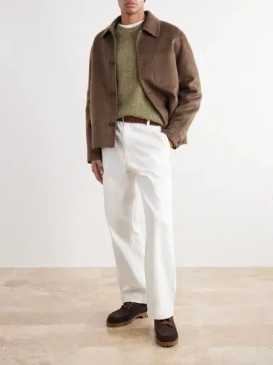 De Bonne Facture Brushed Merino Wool Sweater - Men | Thumbnail 2