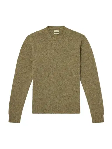De Bonne Facture Brushed Merino Wool Sweater - Men | Thumbnail 1