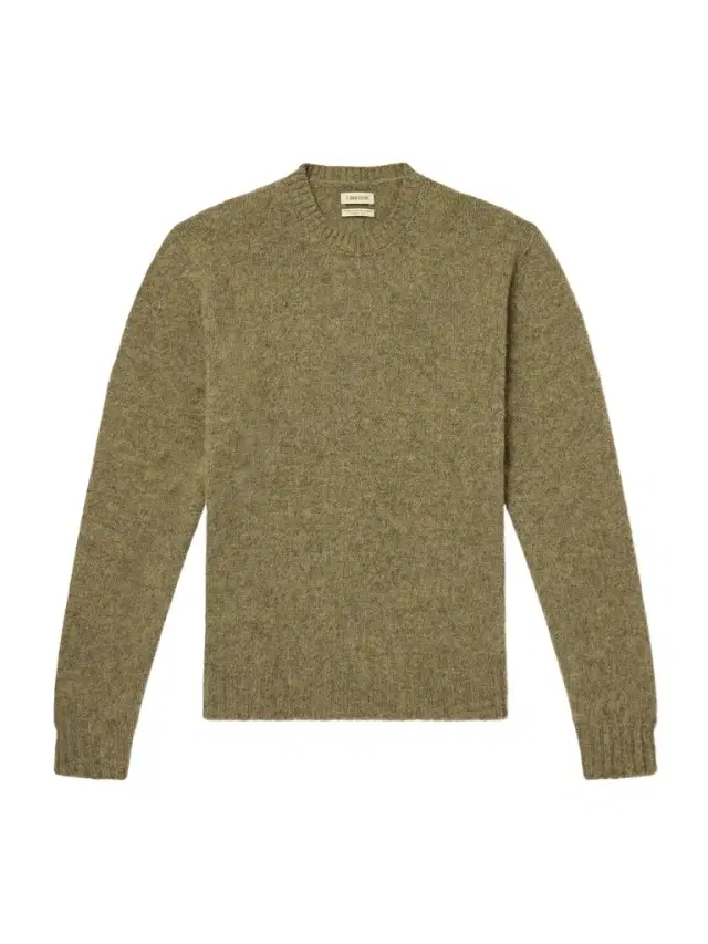De Bonne Facture Brushed Merino Wool Sweater - Men