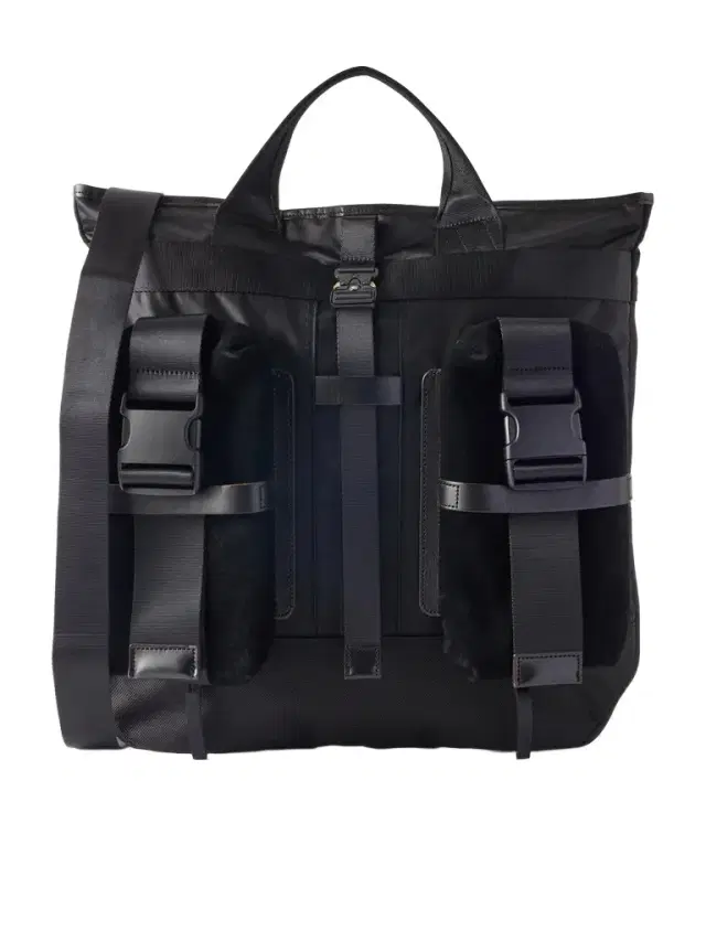 Master-Piece Helmet Suede and Leather-Trimmed Shell Messenger Bag - Men