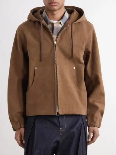 SAGE NATION Duck Cotton-Canvas Hooded Blouson Jacket - Men | Thumbnail 3 SAGE NATION Duck Cotton-Canvas Hooded Blouson Jacket - Men | Thumbnail 3