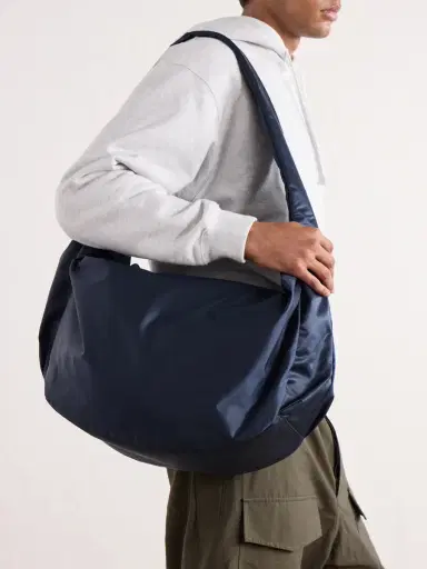 Master-Piece Ark Leather-Trimmed Satin Shoulder Bag - Men | Thumbnail 3