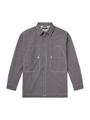 COMME des GARCONS HOMME Checked Cotton-Shell Overshirt - Men | Thumbnail 1 COMME des GARCONS HOMME Checked Cotton-Shell Overshirt - Men | Thumbnail 1
