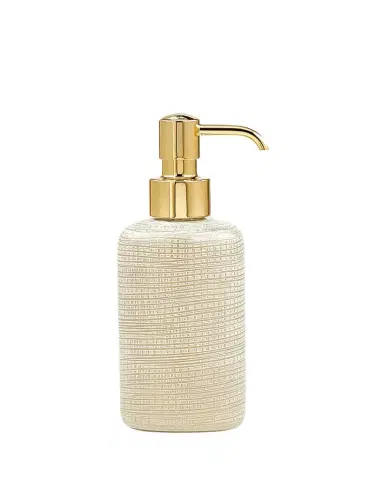 Labrazel Woven Pump Dispenser, Gold | Thumbnail 1