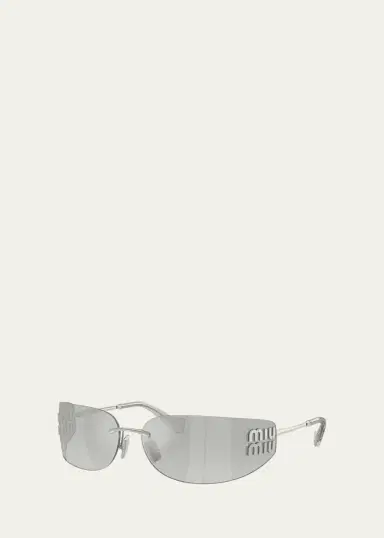 Miu Miu Aube 75MM Rectangular Sunglasses | Thumbnail 2 Miu Miu Aube 75MM Rectangular Sunglasses | Thumbnail 2