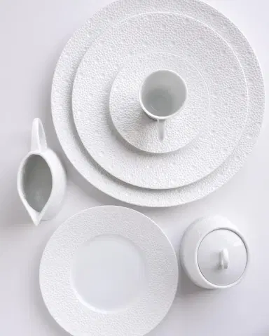 Bernardaud Ecume White Dinner Plate | Thumbnail 2